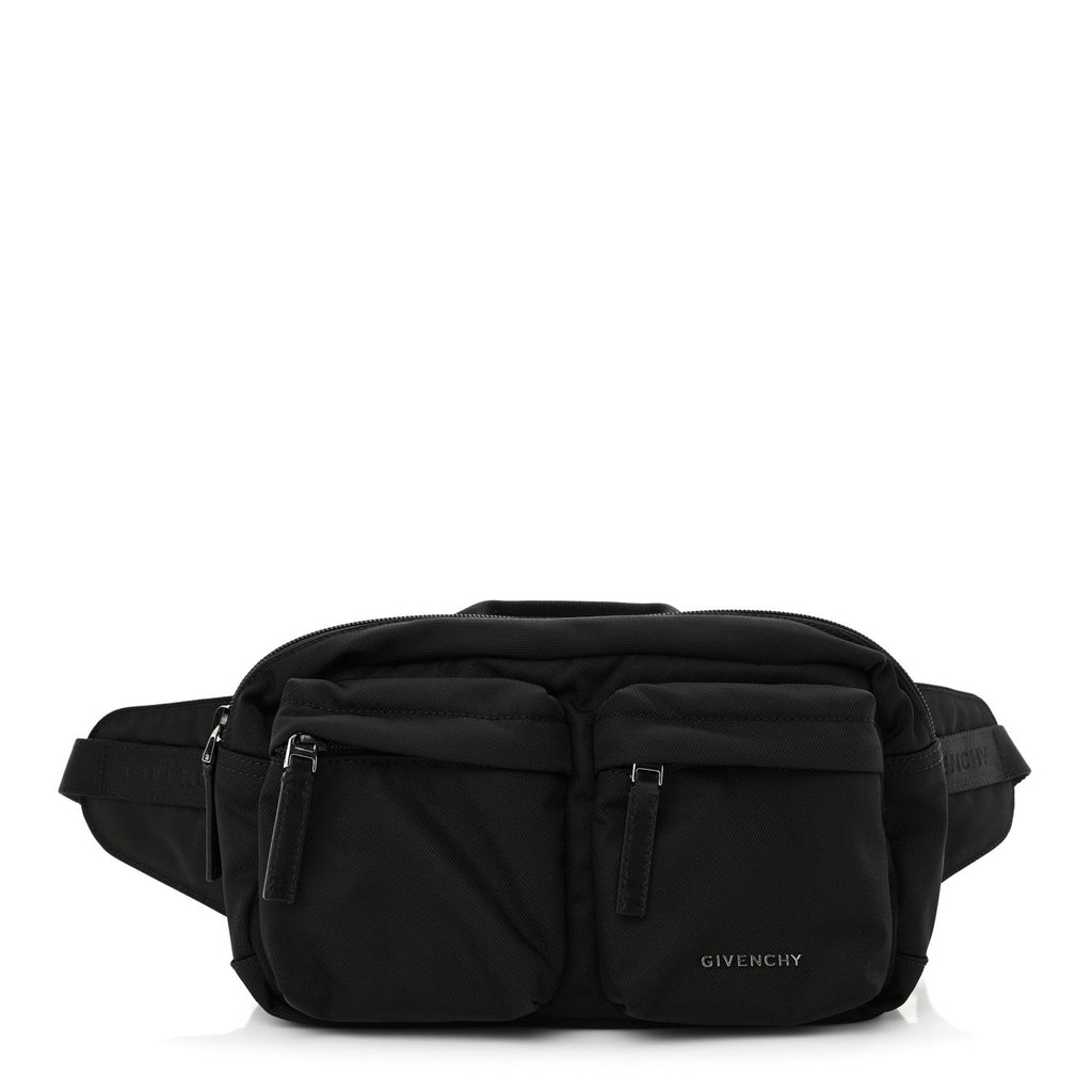 Nylon Essential U Belt Bag Black