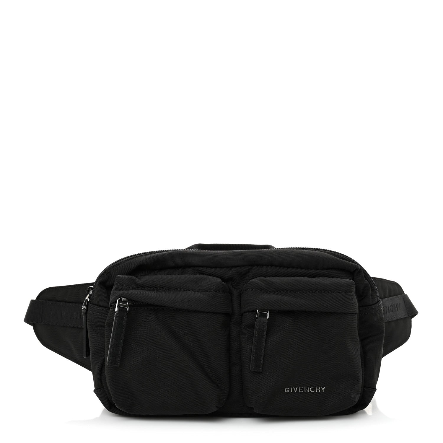 Nylon Essential U Belt Bag Black