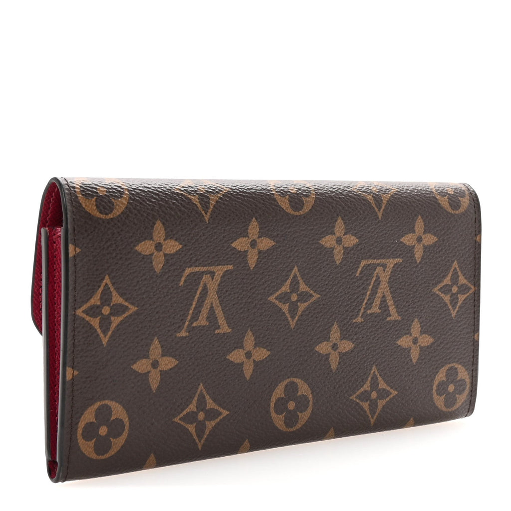 Monogram Emilie Wallet Fuchsia