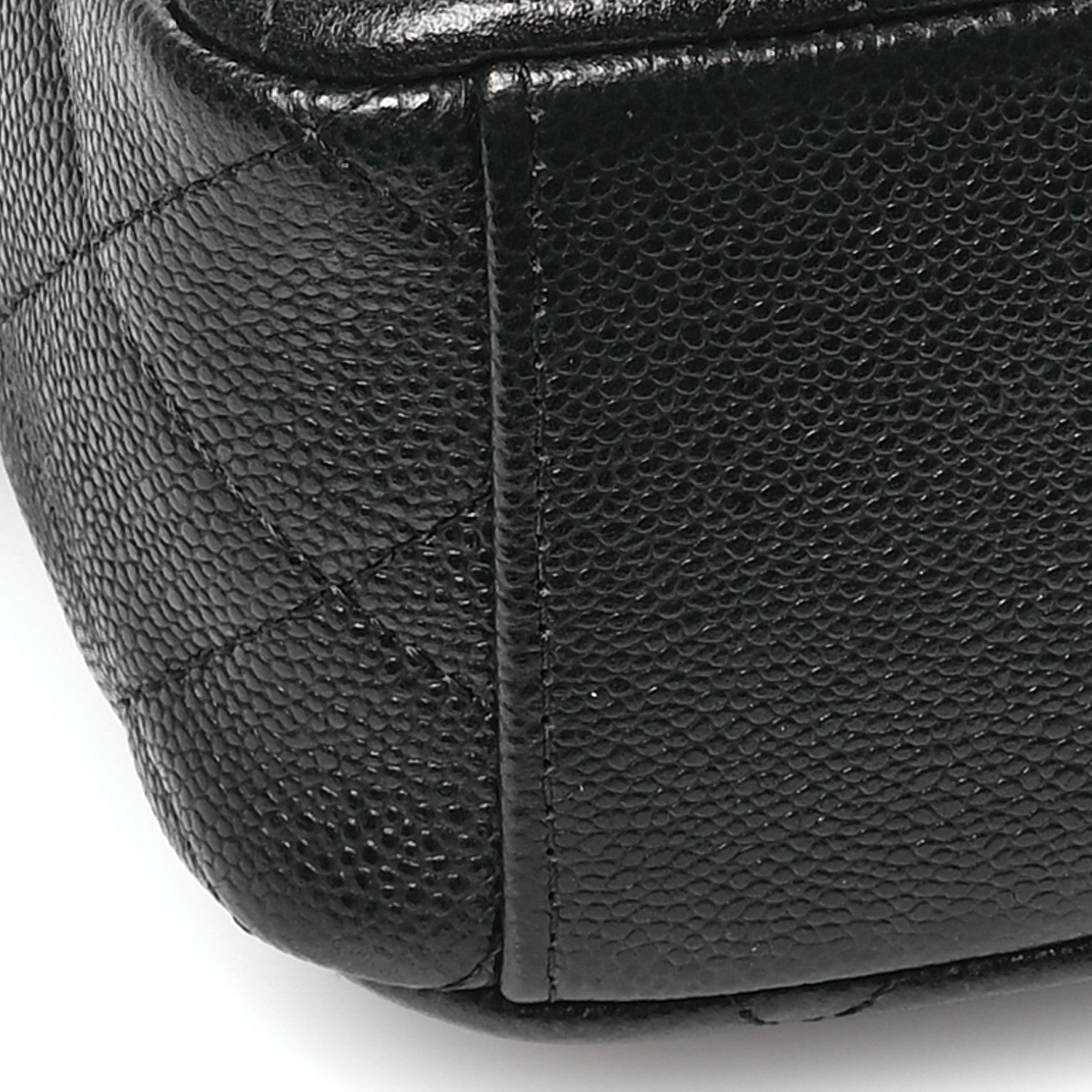 Caviar Quilted CC Mini Classic Backpack Black