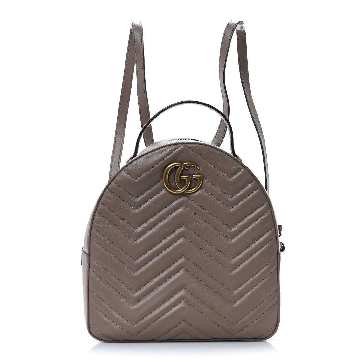Calfskin Matelasse GG Marmont Backpack Porcelain Rose