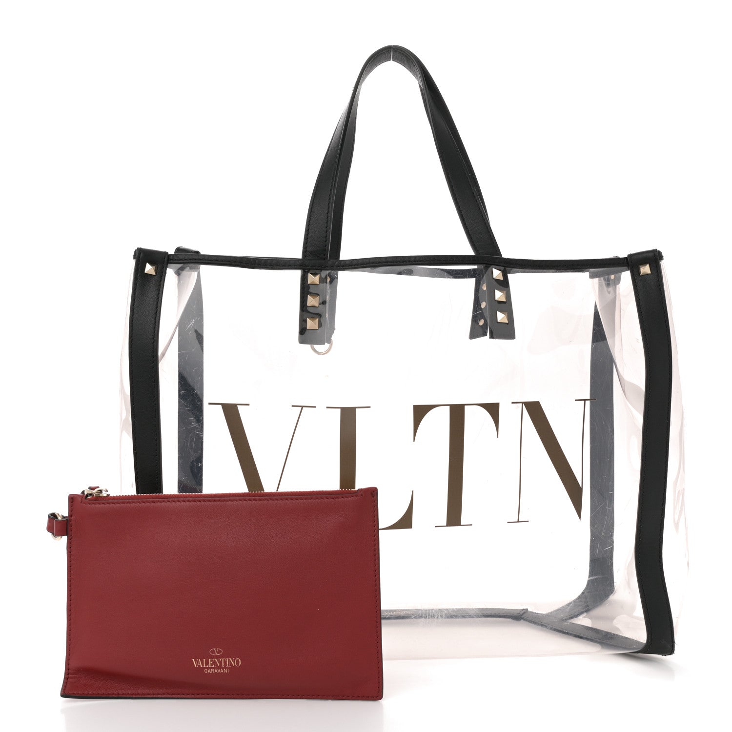 Plexy VLTN Shopping Bag Transparent