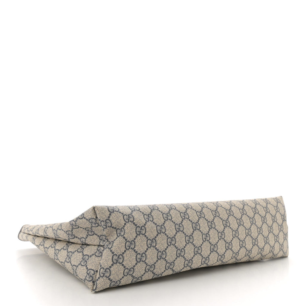 GG Plus Monogram Medium Signature Web Loop Tote Navy