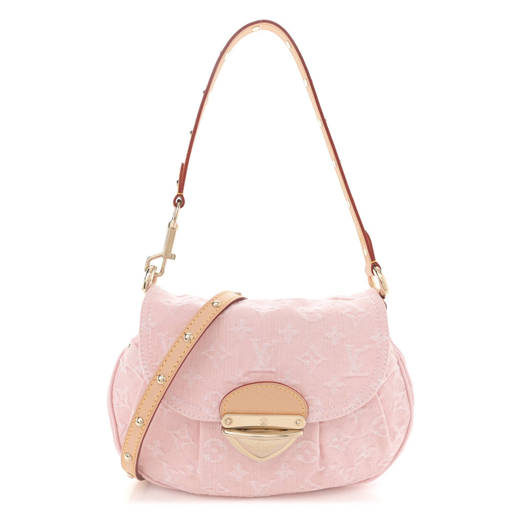 Monogram Denim Sunset Washed Pink