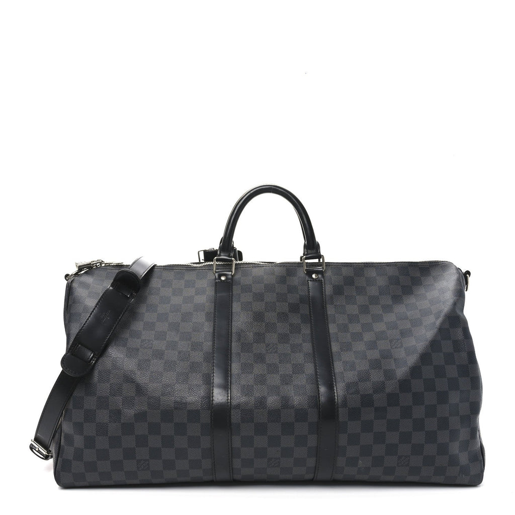 Damier Graphite Keepall Bandouliere 55