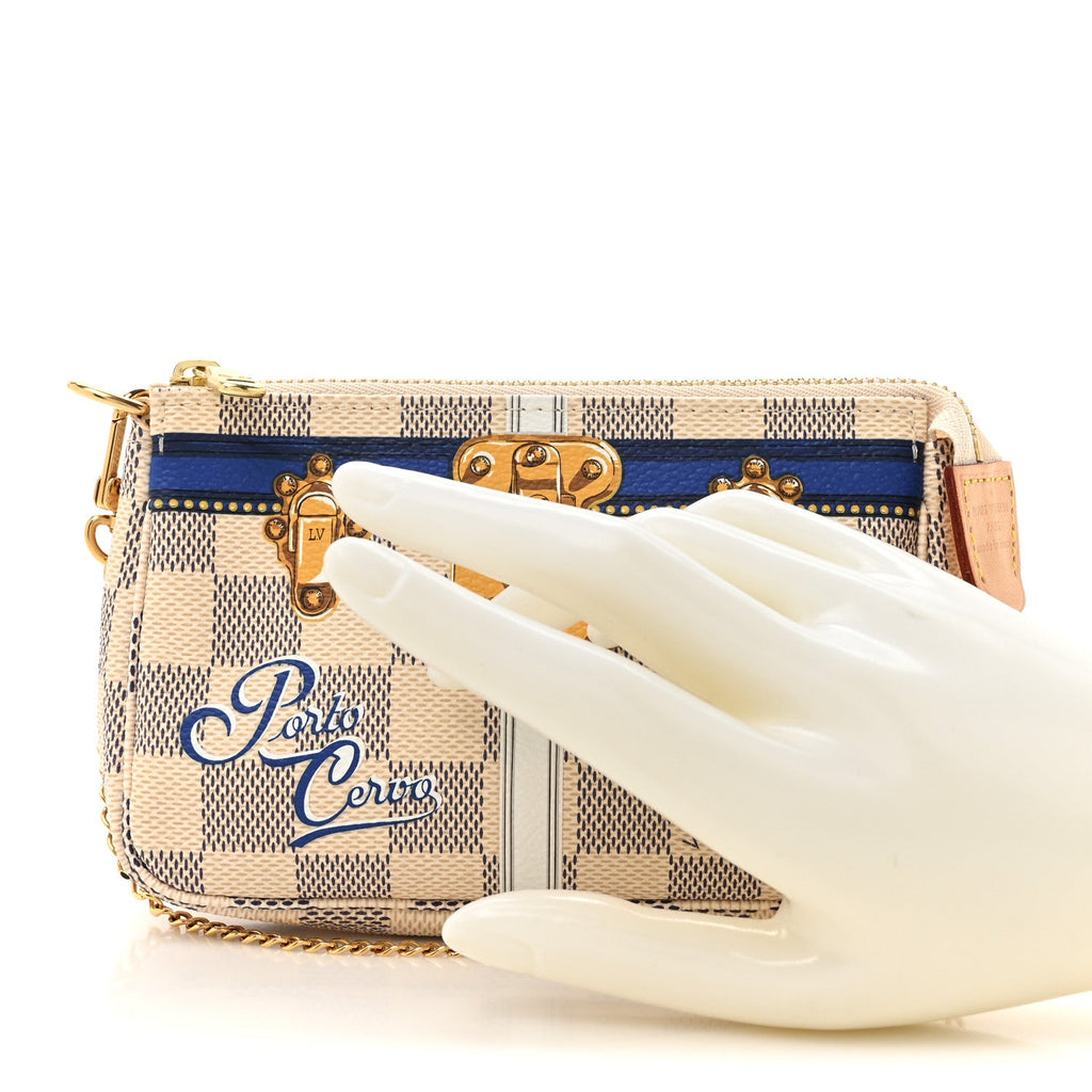 Damier Azur Summer Trunks Porto Cervo Mini Pochette Accessories