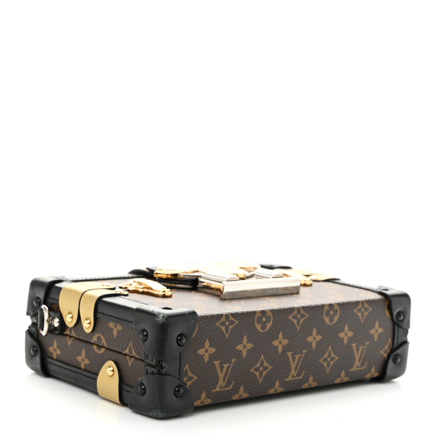 Monogram Column Petite Malle Black