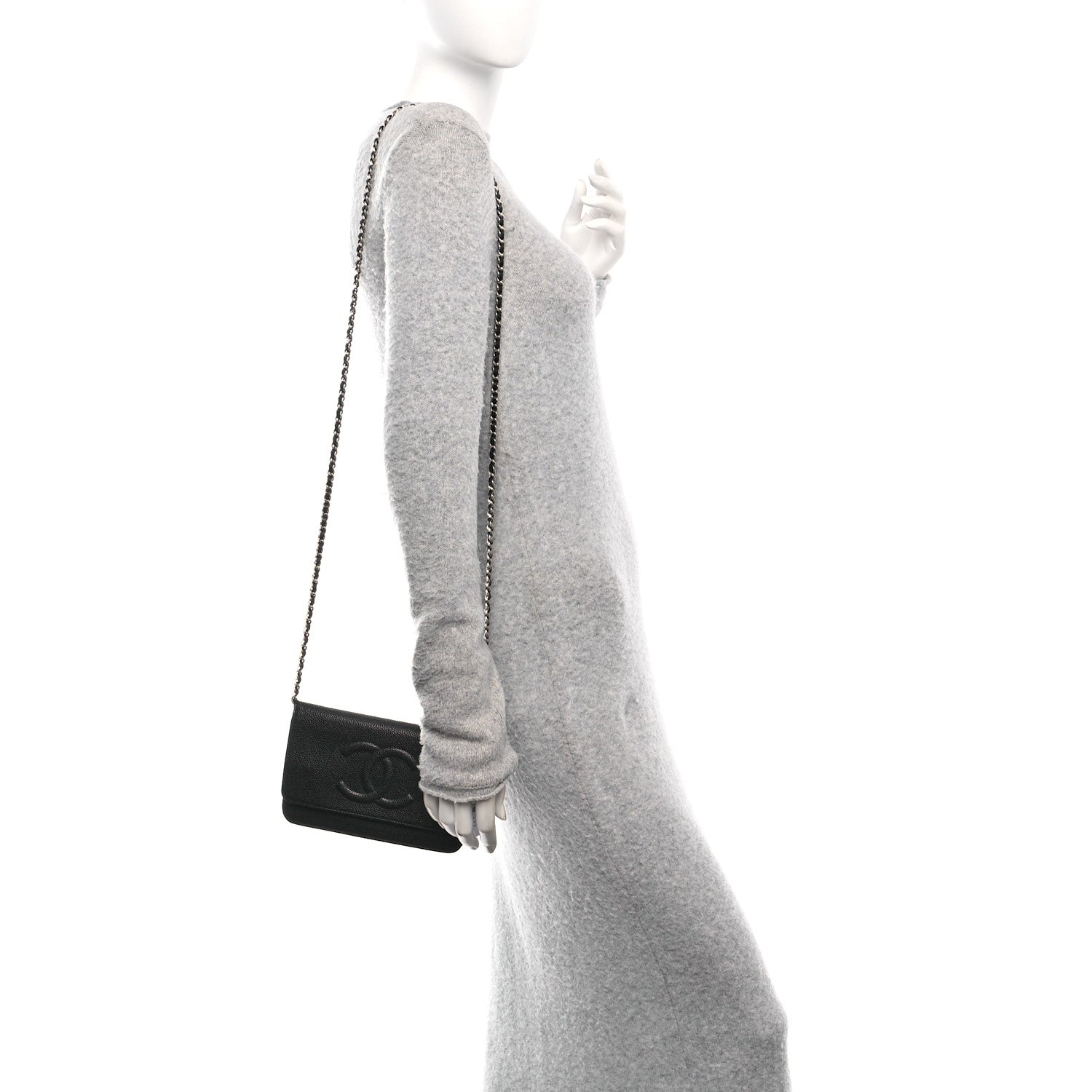 Caviar Timeless CC Wallet on Chain WOC Black