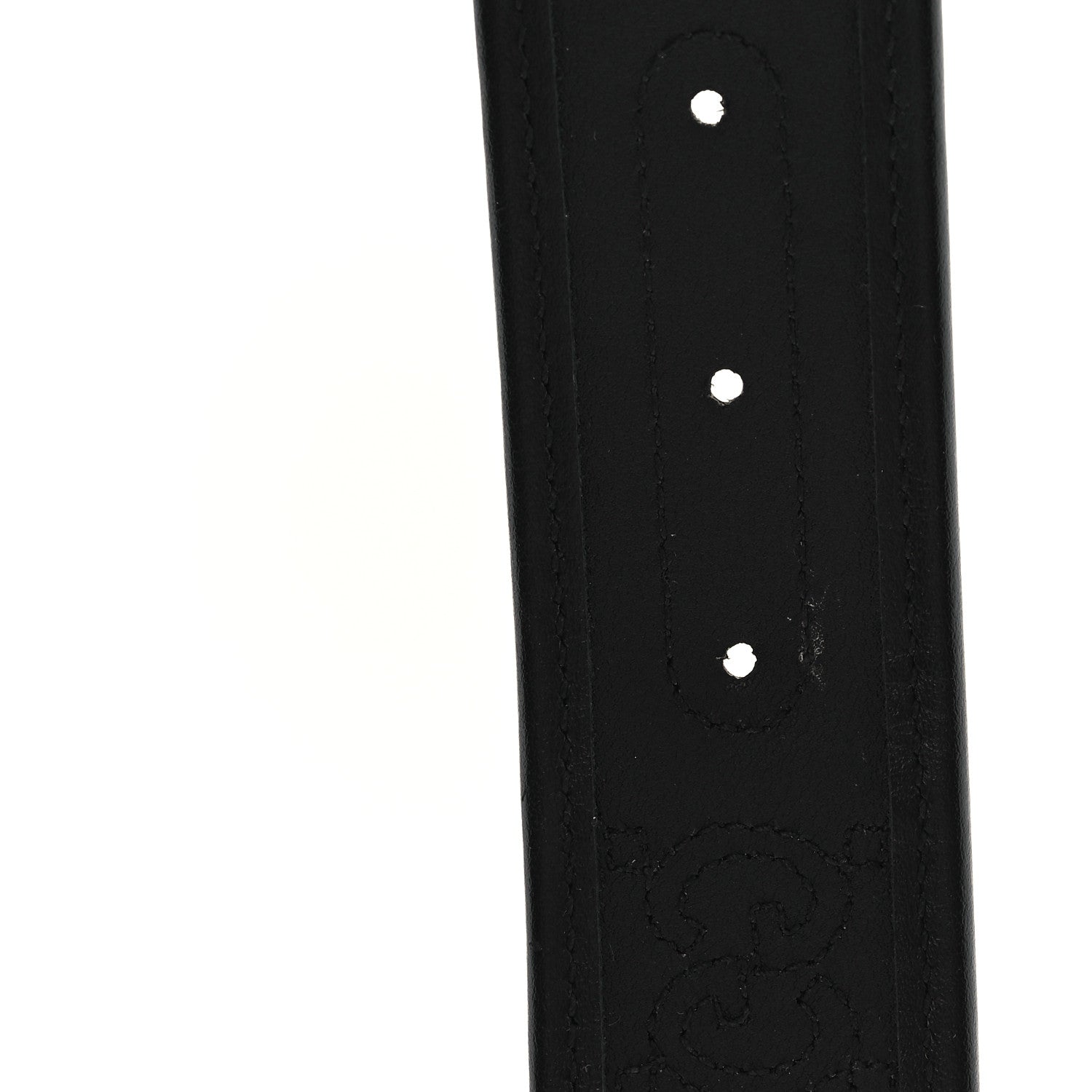 Calfskin GG Matelasse 40mm Belt 70 28 Black