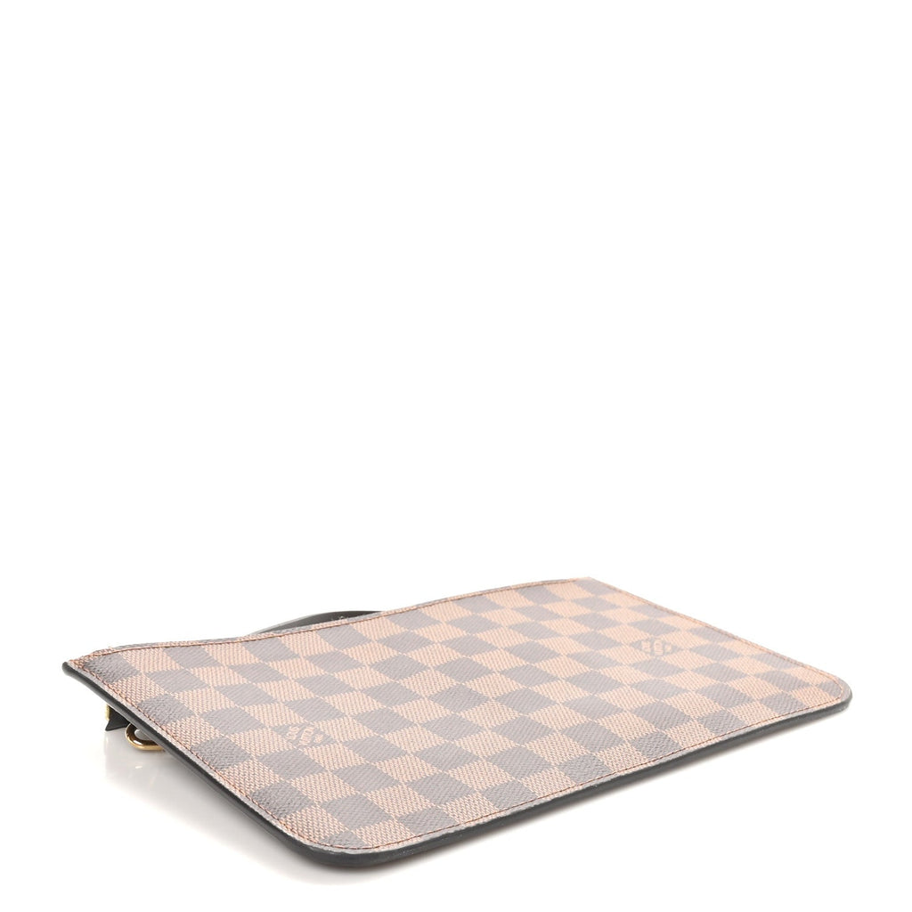 Damier Ebene Neverfull MM GM Pochette Rose Ballerine