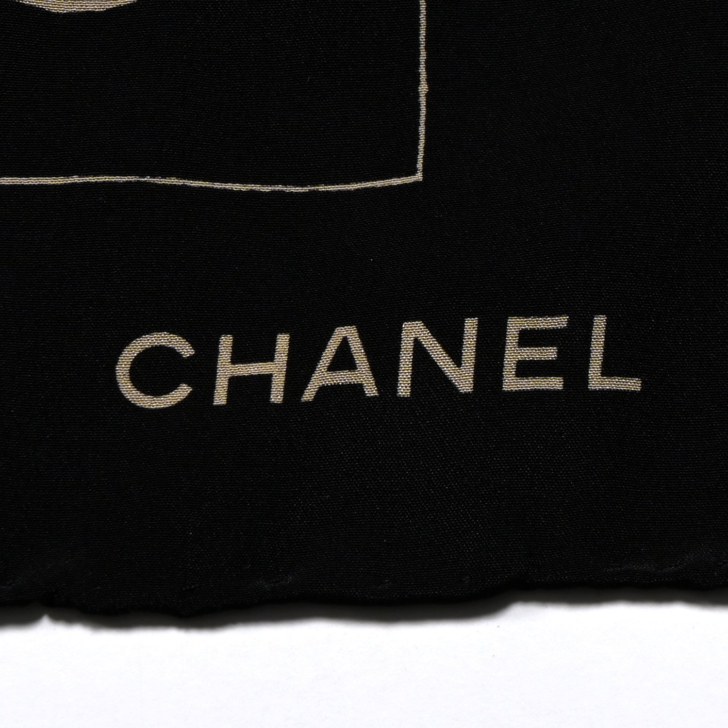 Silk Camellia Cafe Stole Black