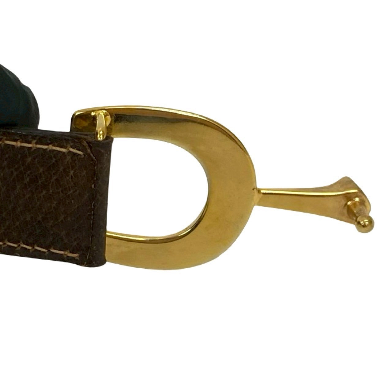 Gucci Horseshoe Leather Belt