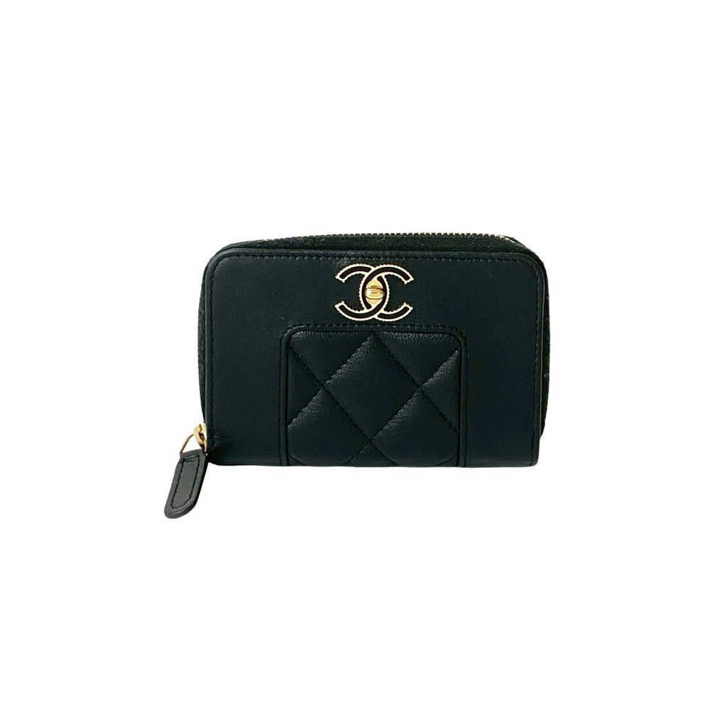 Chanel Mademoiselle Lambskin Coin Case