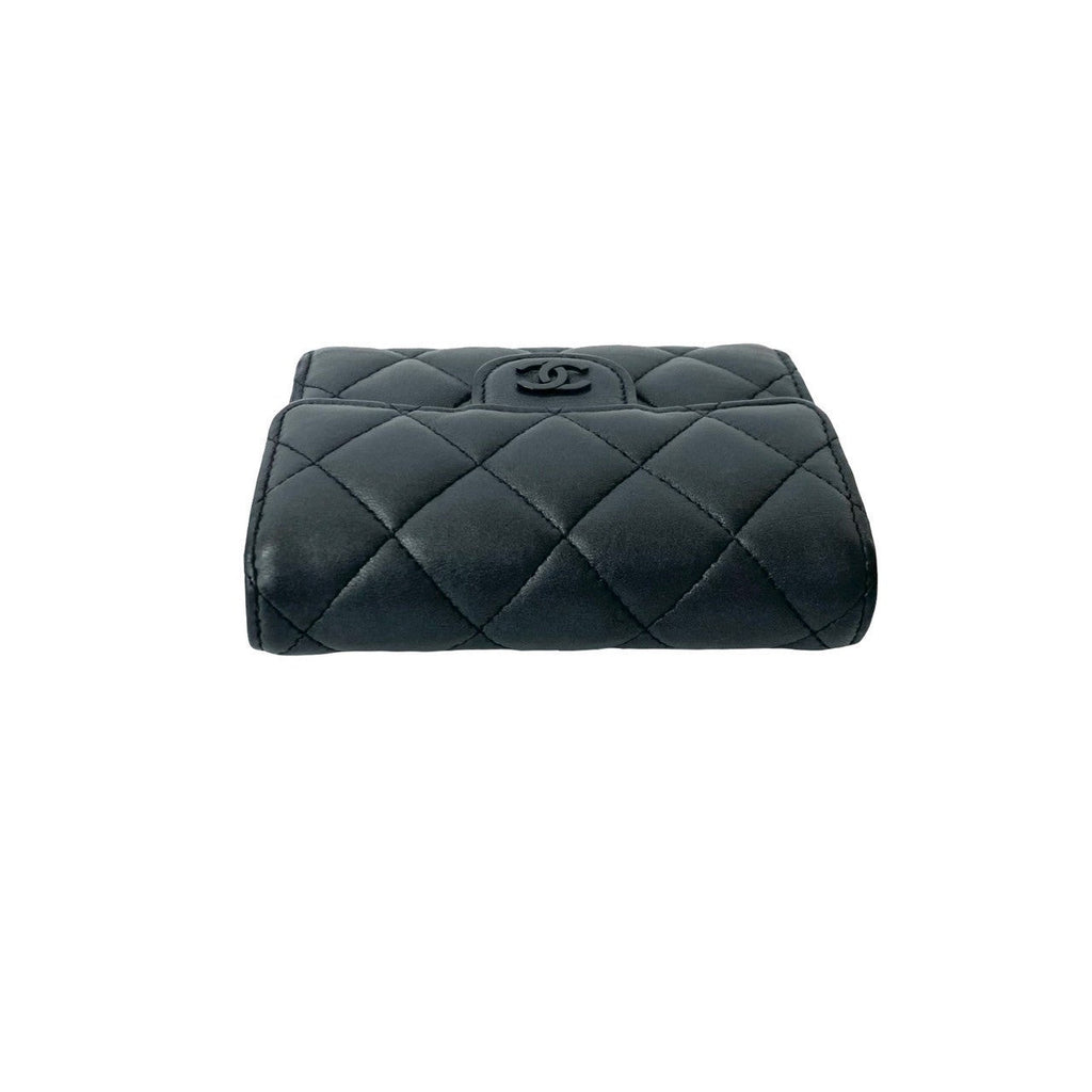 Chanel Matelassé Lambskin Trifold Wallet
