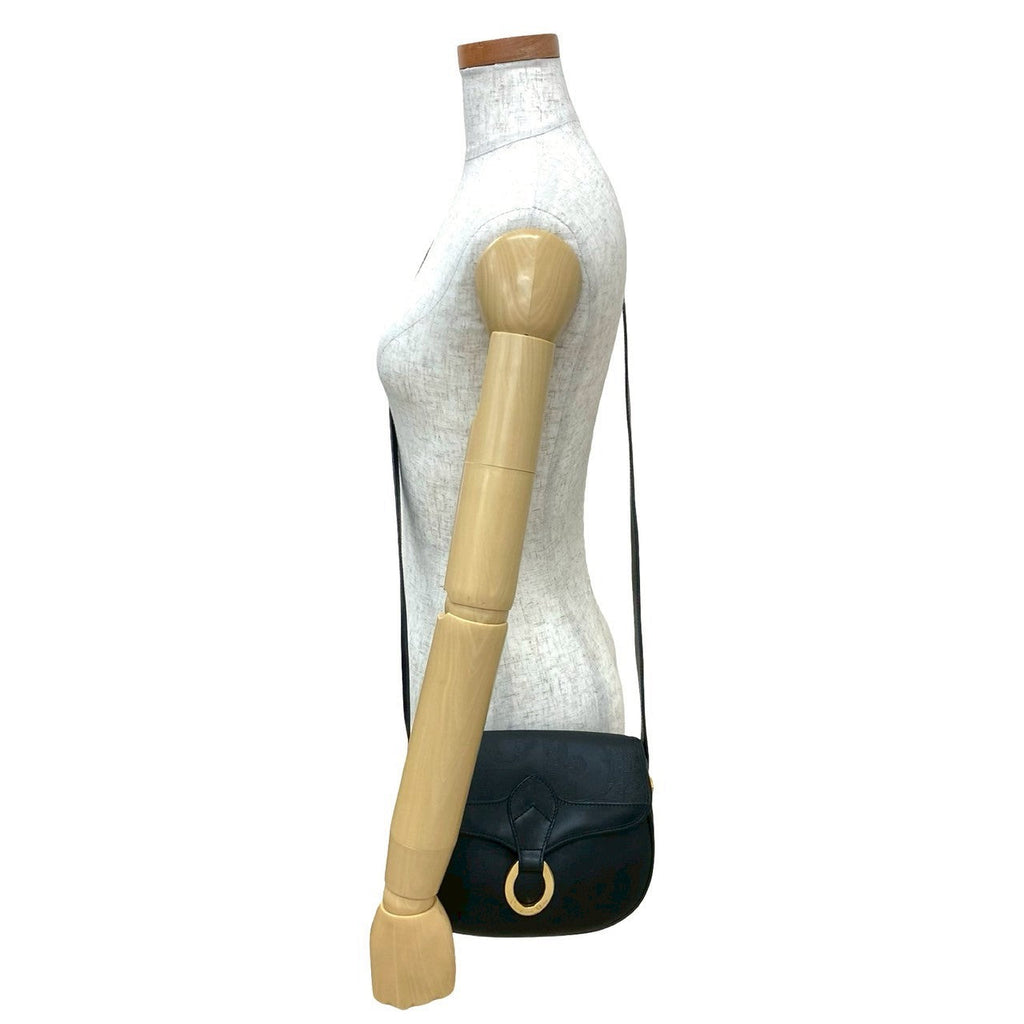 Christian Dior Trotter Leather Shoulder Bag