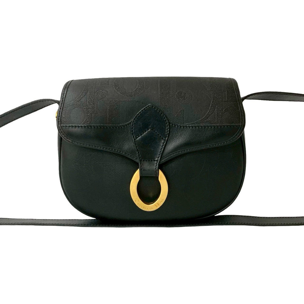 Christian Dior Trotter Leather Shoulder Bag