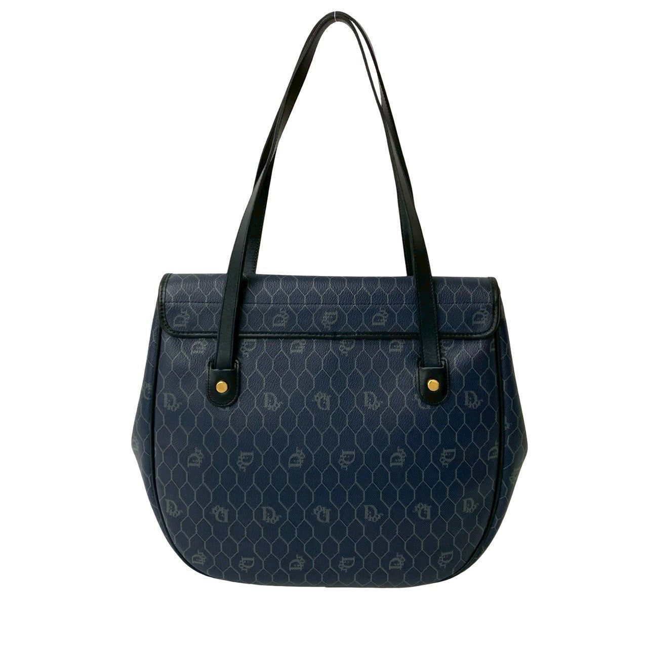 Christian Dior Honeycomb Pattern Leather Tote Bag