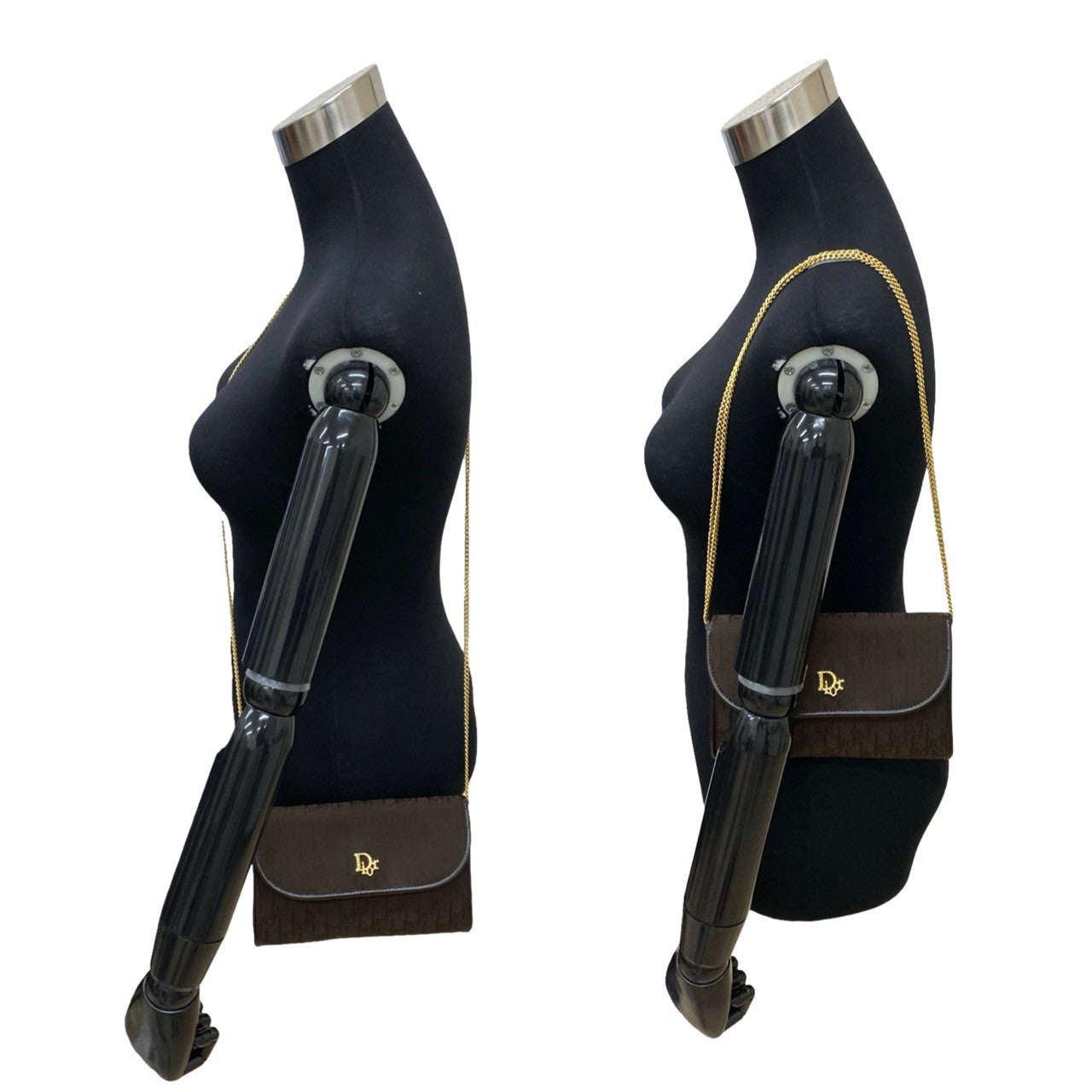 Christian Dior Trotter Canvas Leather 2way Shoulder Bag