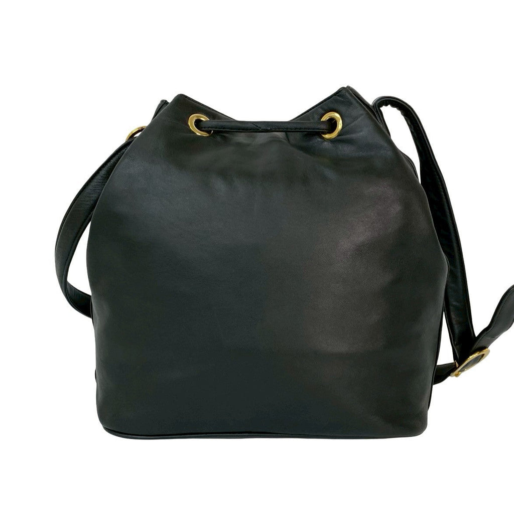 Christian Dior Cannage Stitch Leather Shoulder Bag