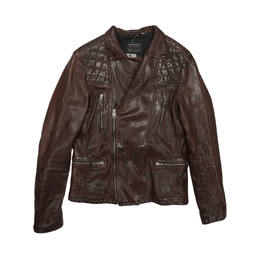 All Saints Leather Jacket - Men's S