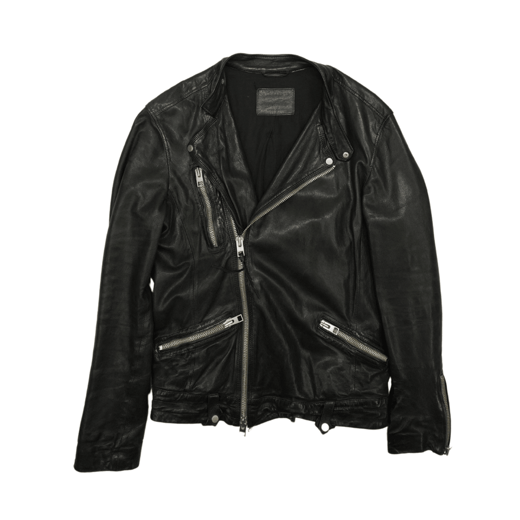 All Saints Leather Jacket - Men's XS