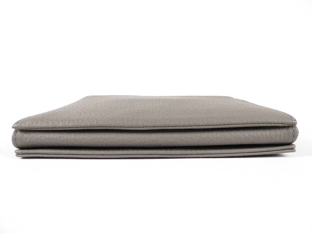 All Saints Grey Small Wallet on Strap Crossbody Bag