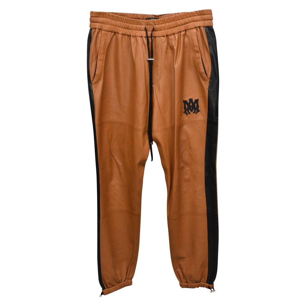 Amiri Leather Trackpants - Men's 52