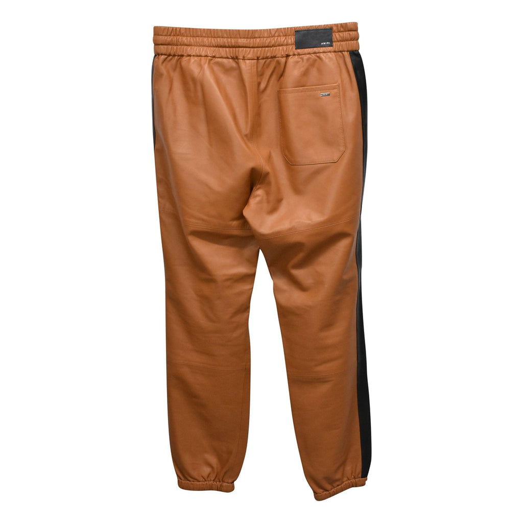 Amiri Leather Trackpants - Men's 52