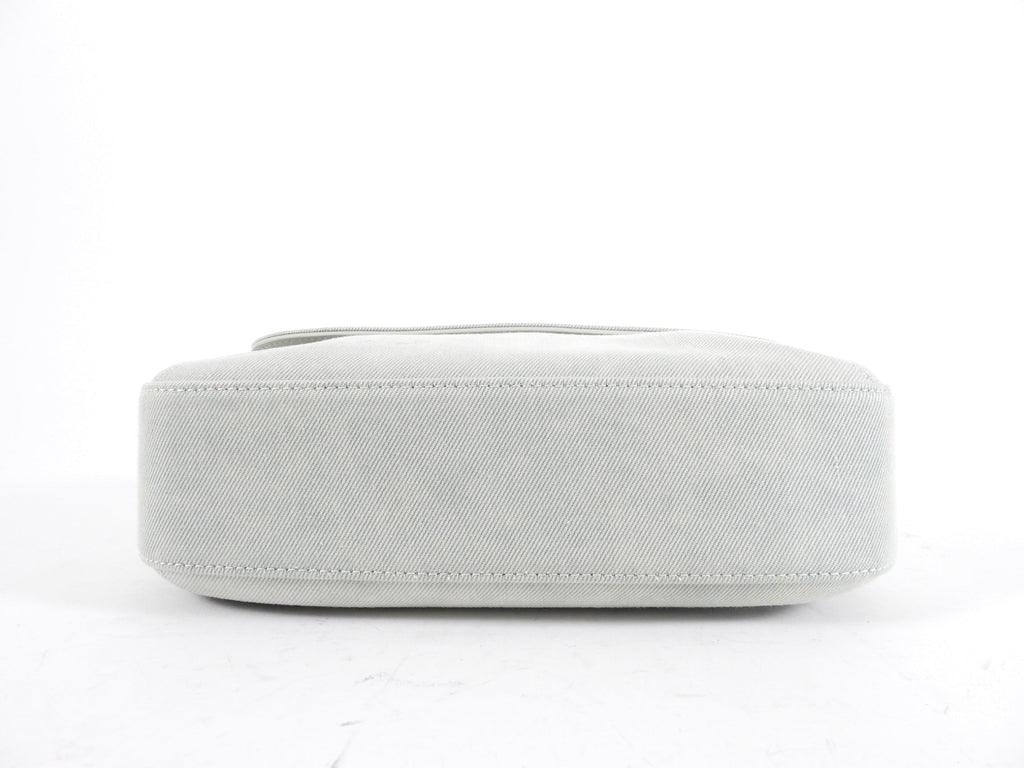Giorgio Armani La Prima Pale Blue Denim Two-Way Bag