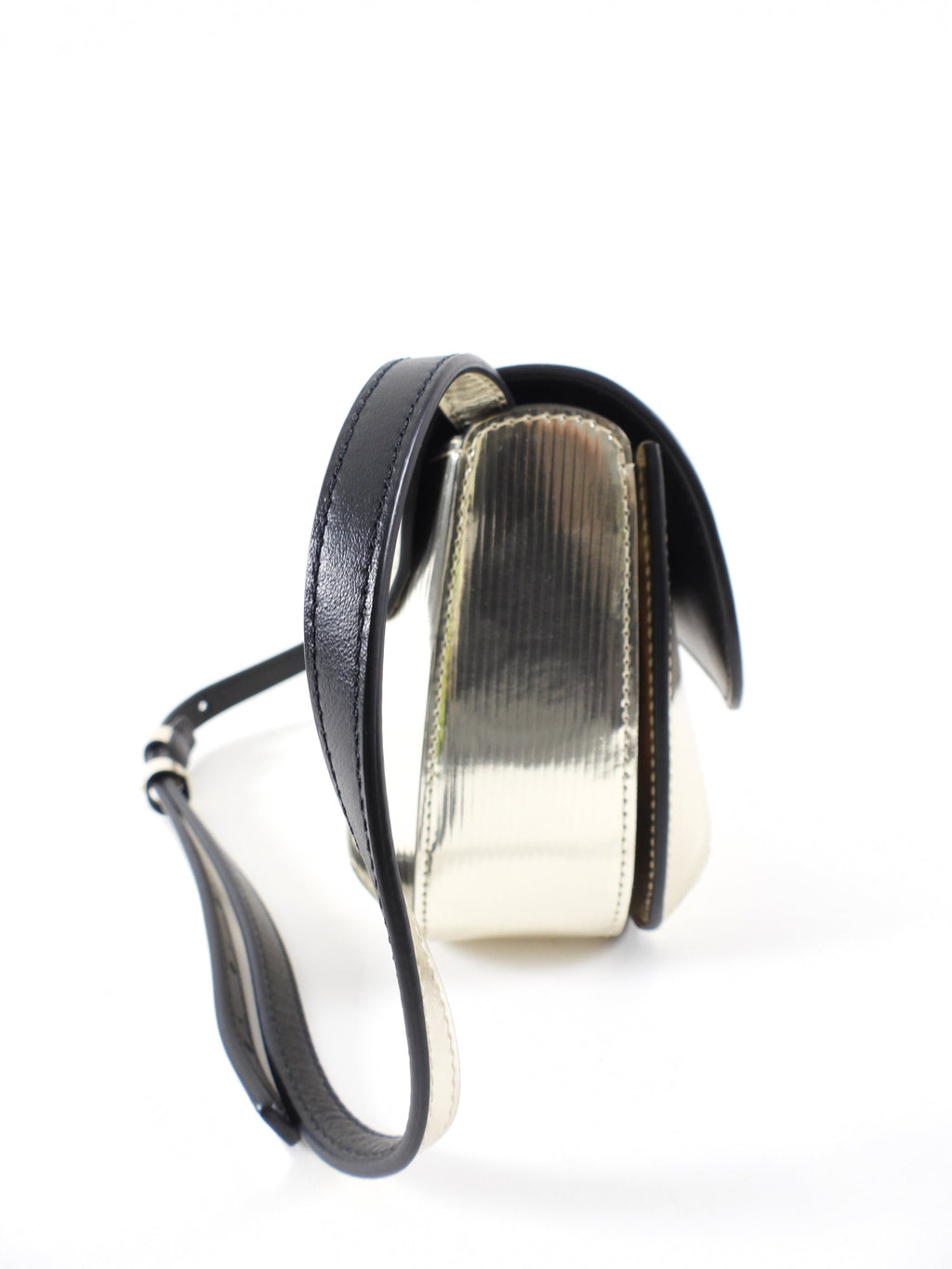 Giorgio Armani Light Gold Metallic Crossbody Bag