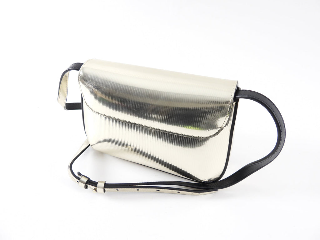 Giorgio Armani Light Gold Metallic Crossbody Bag