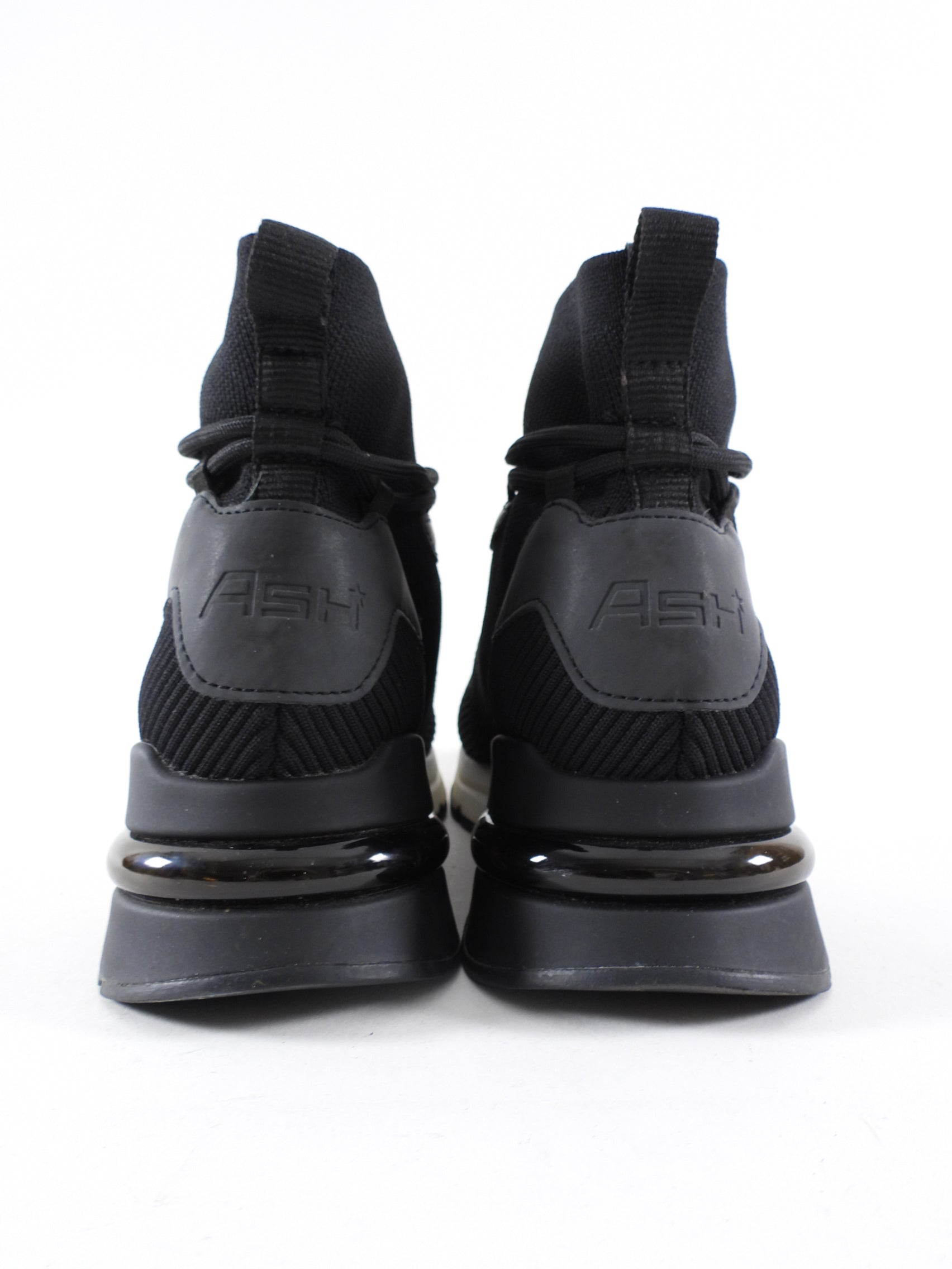 ASH Black Stretch Sock Ankle Sneakers - 40