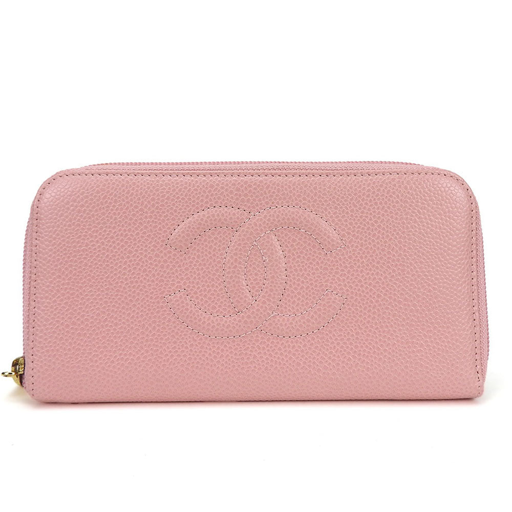 Chanel Long Wallet Caviar Leather Wallet