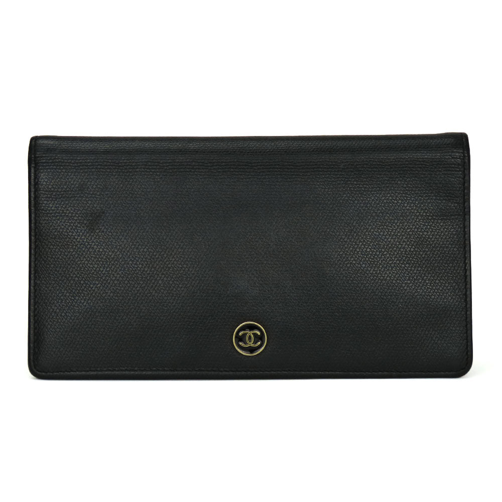 Chanel Coco A20904 Leather Long Wallet