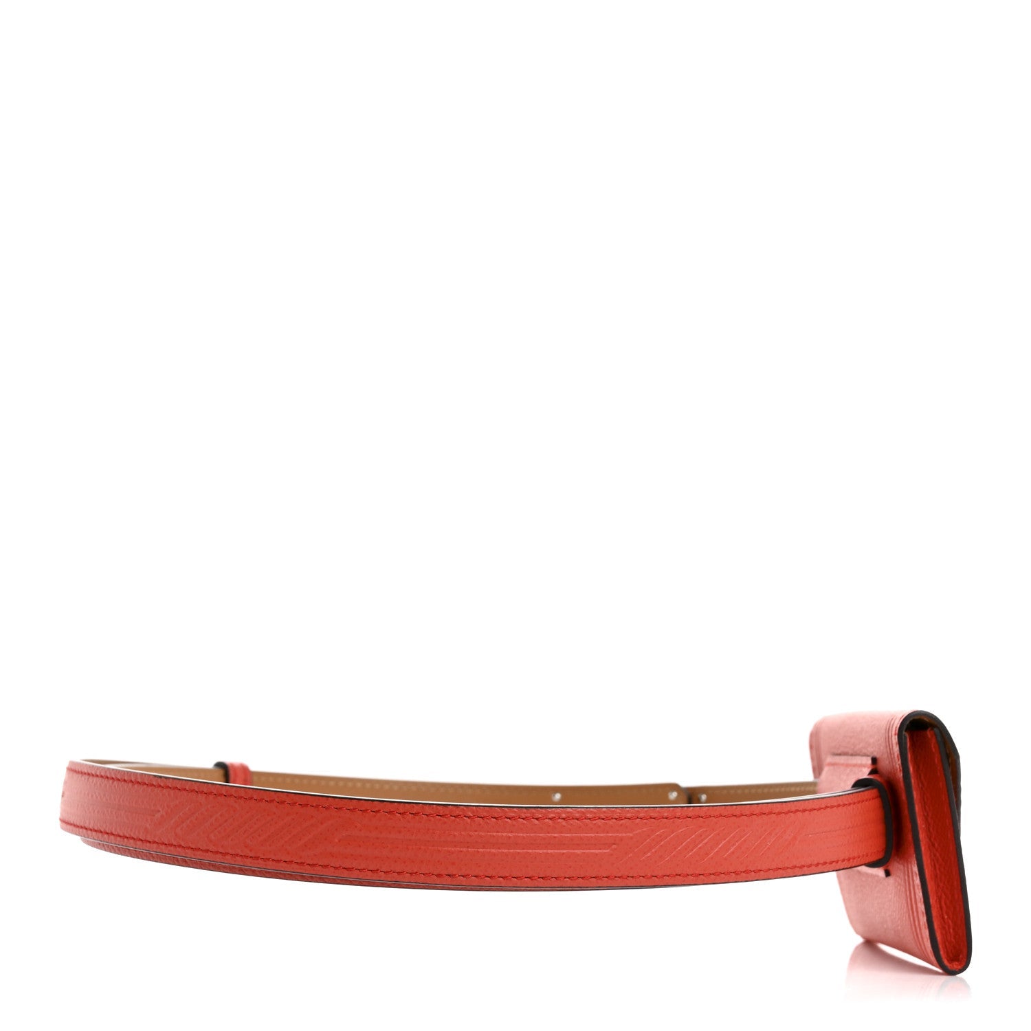 Epsom Quadrige Kelly Pocket 18 Belt Capucine