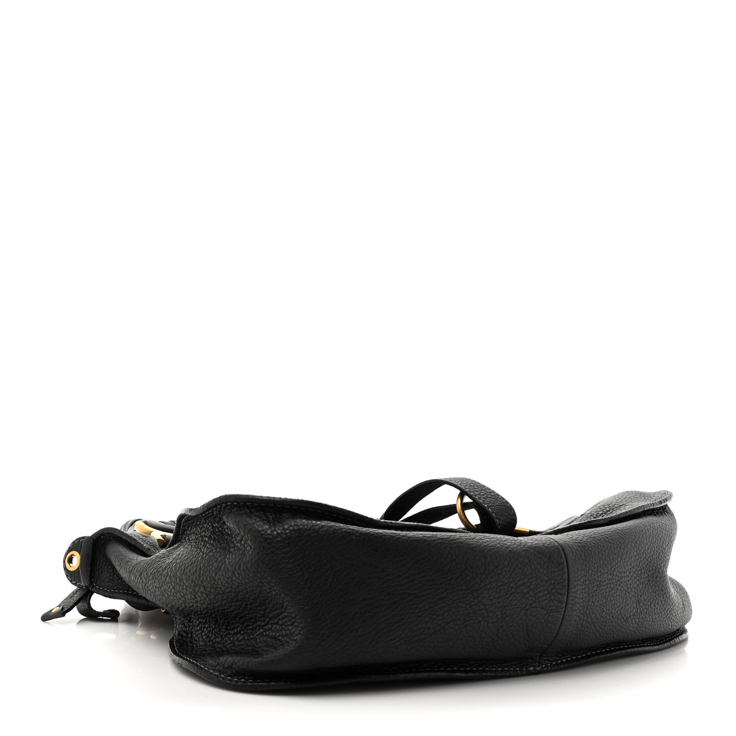 Calfskin Medium Marcie Satchel Black