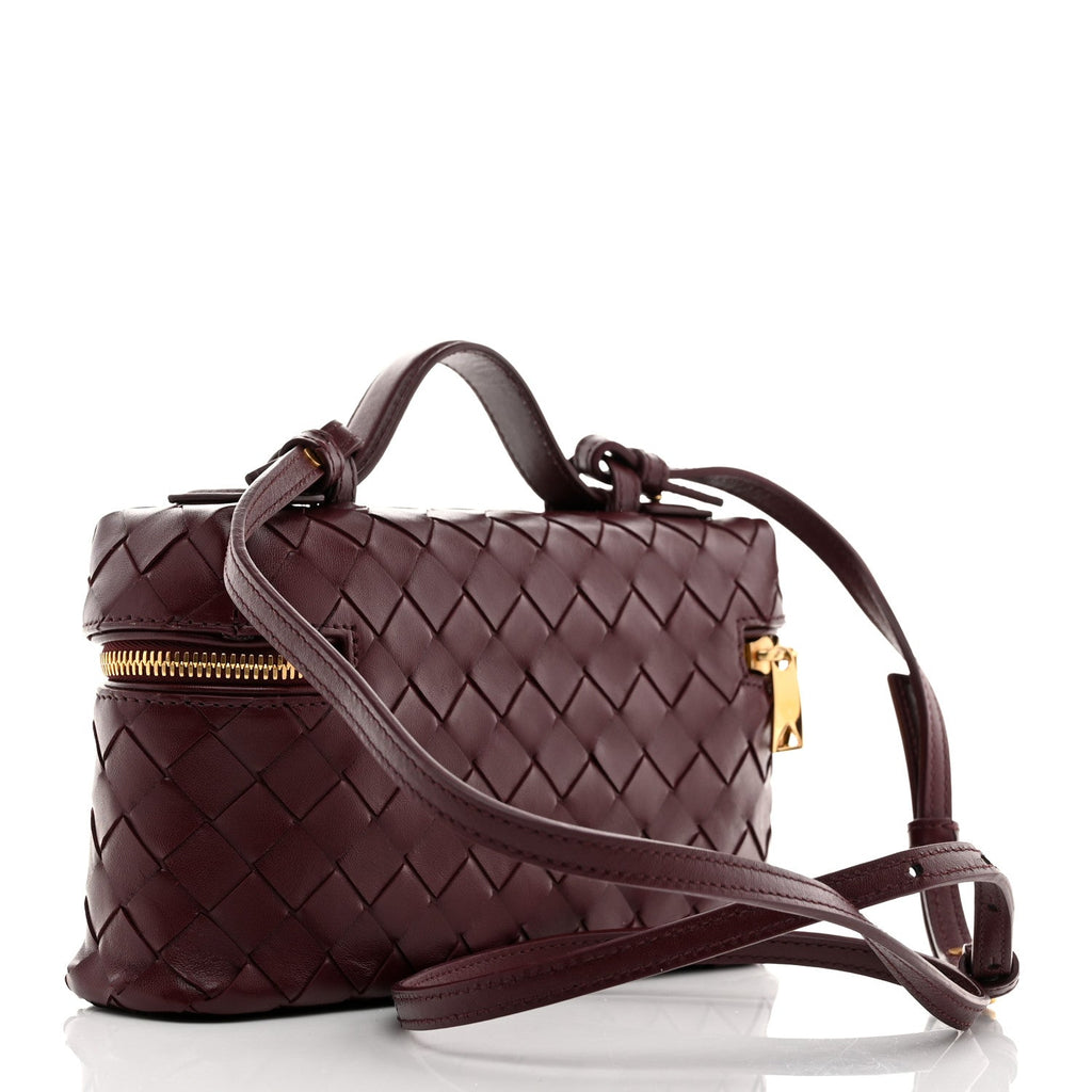 Nappa Intrecciato Bang Bang Vanity Case Barolo