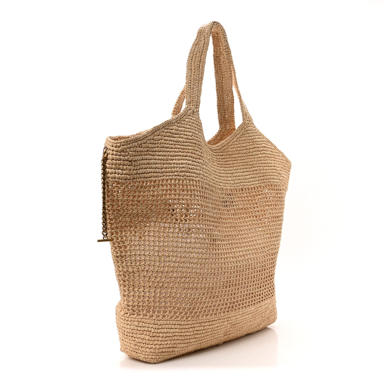 Raffia Icare Shopping Tote Natural