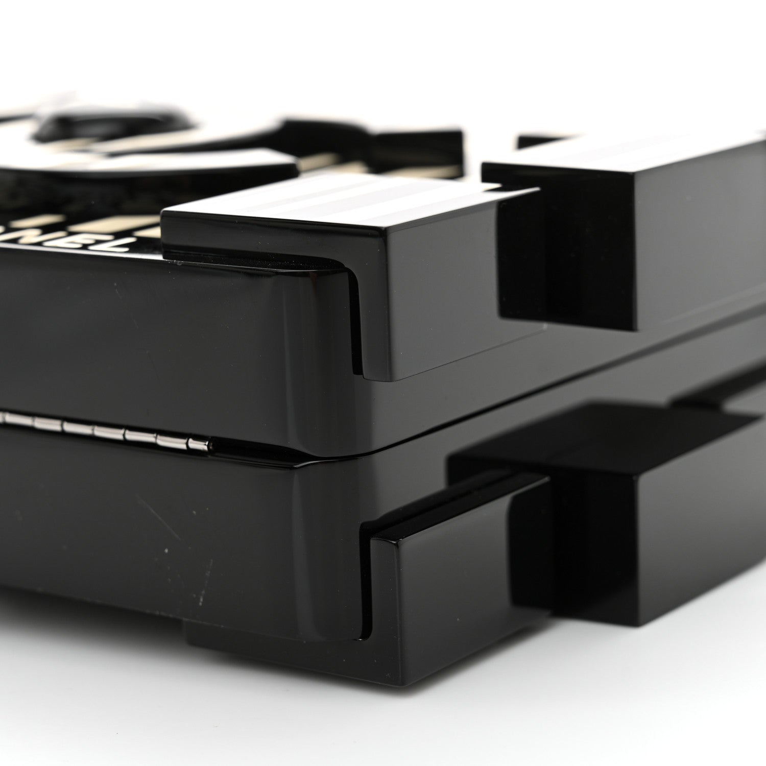 Plexiglass Barcode Boy Brick Lego Clutch Black