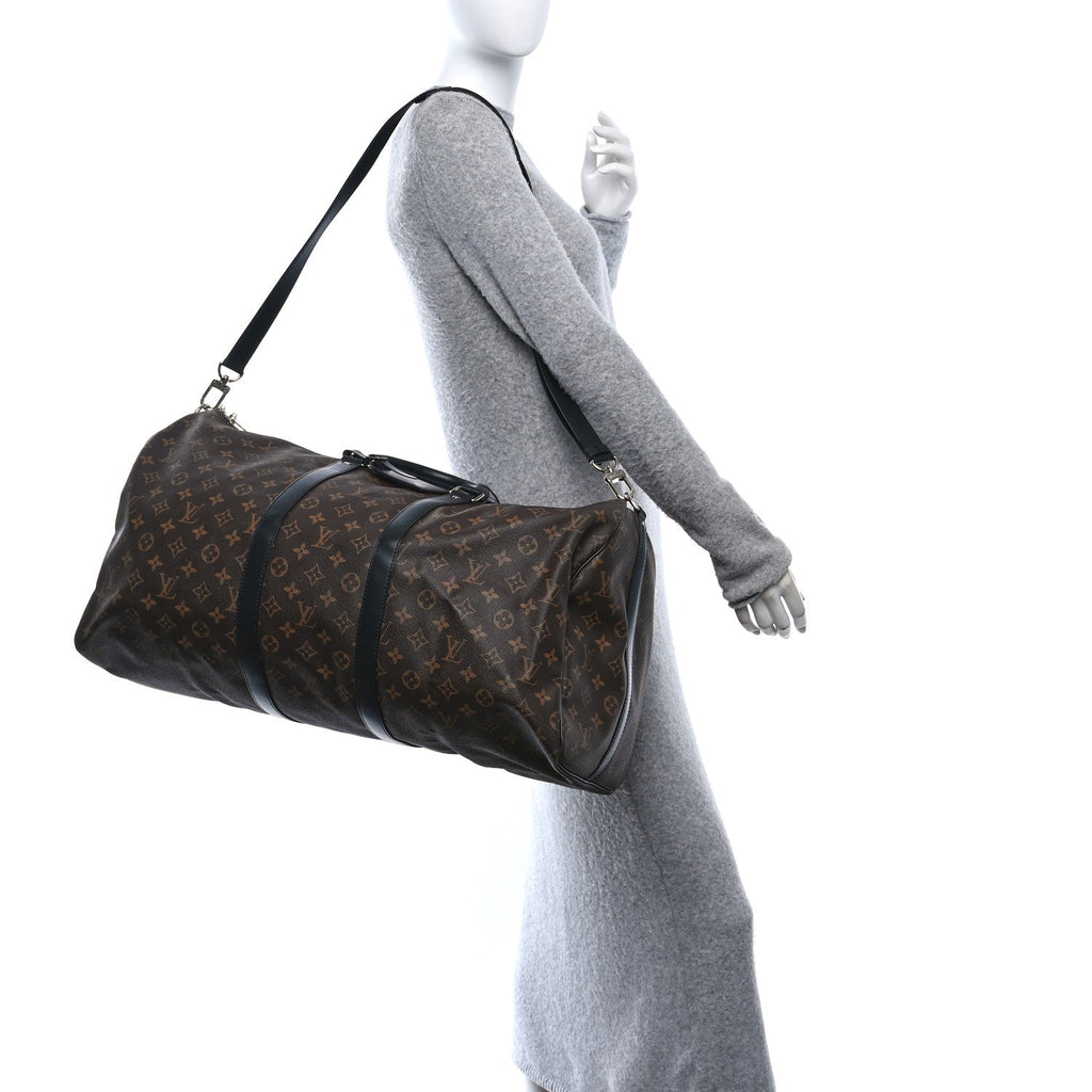 Monogram Macassar Keepall Bandouliere 55