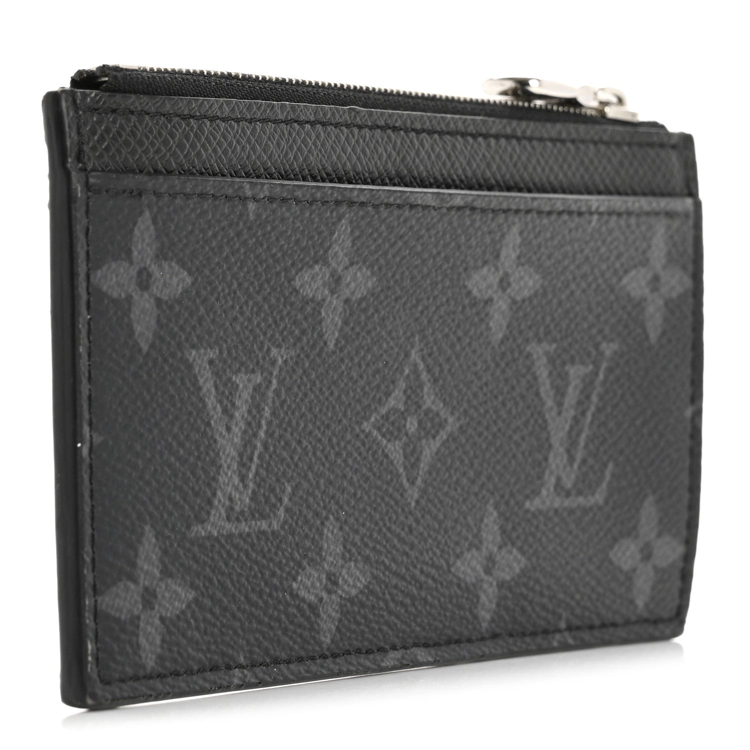 Monogram Eclipse Taiga Coin  Holder Black