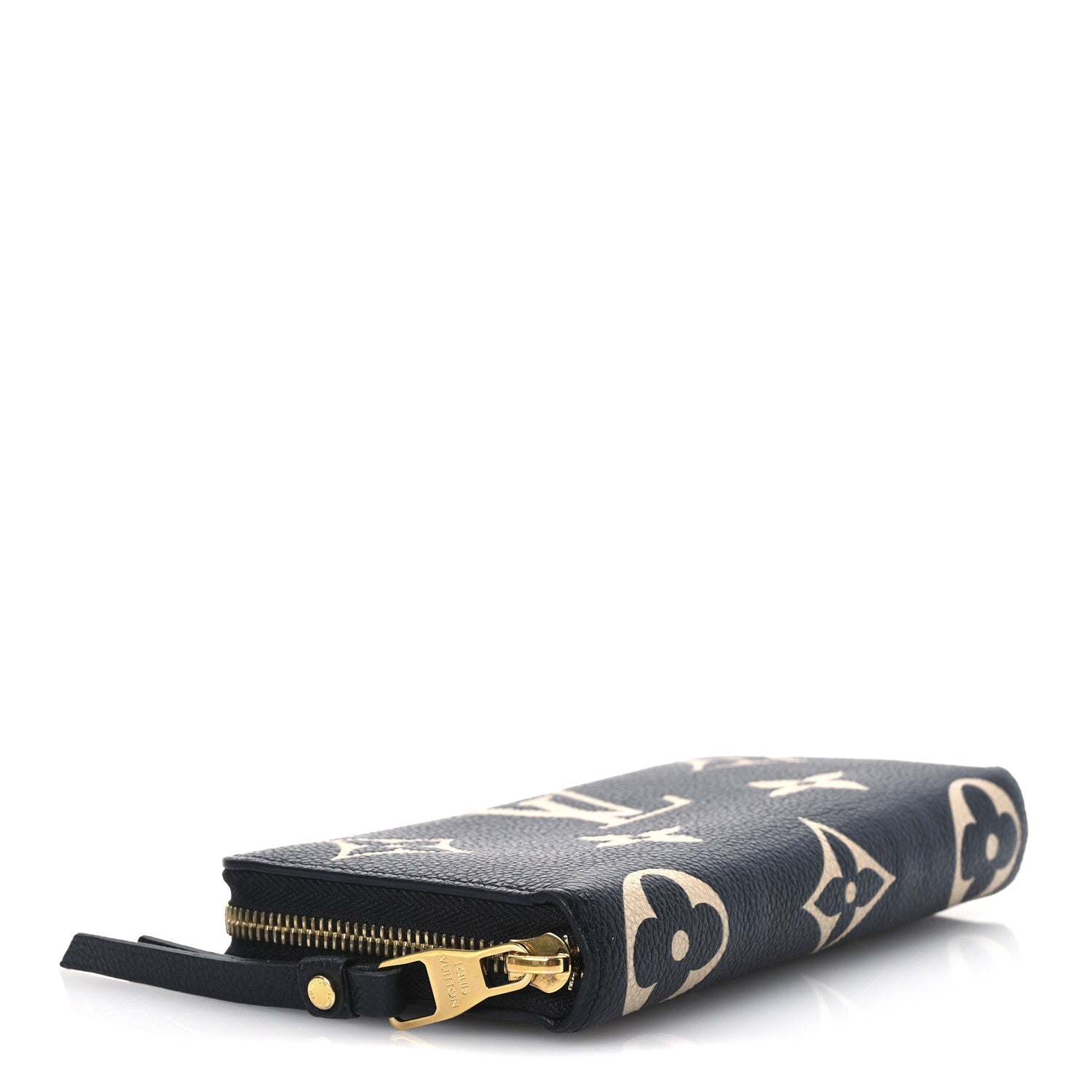 Empreinte Monogram Giant Zippy Wallet Black Beige