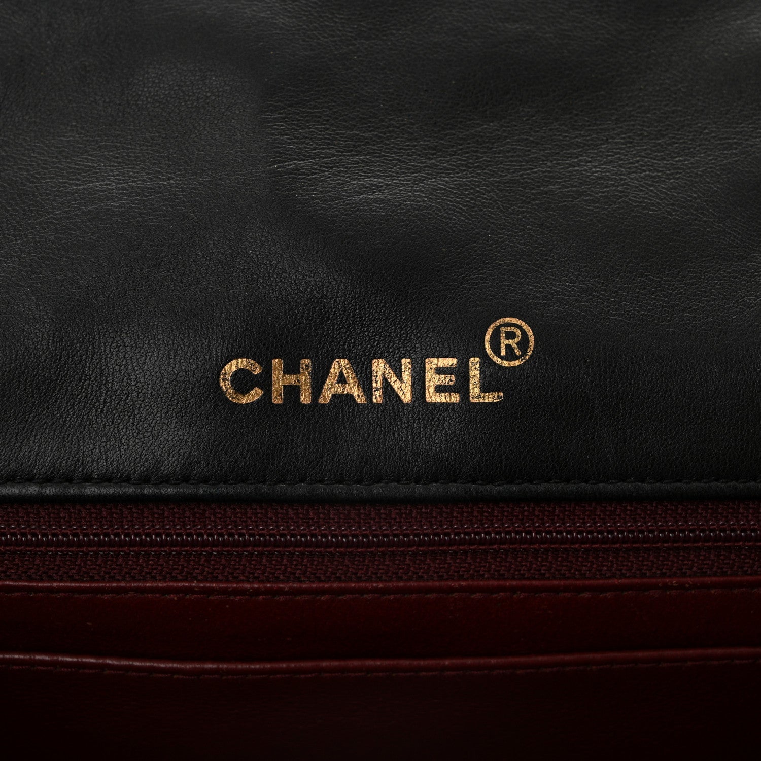 Lambskin Quilted Small Single Flap Black