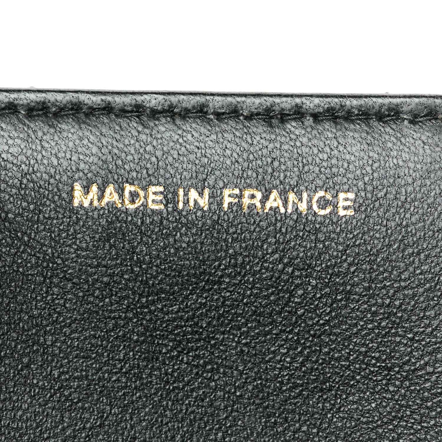 Calfskin Diamond Stitched Flap Shoulder Bag Black