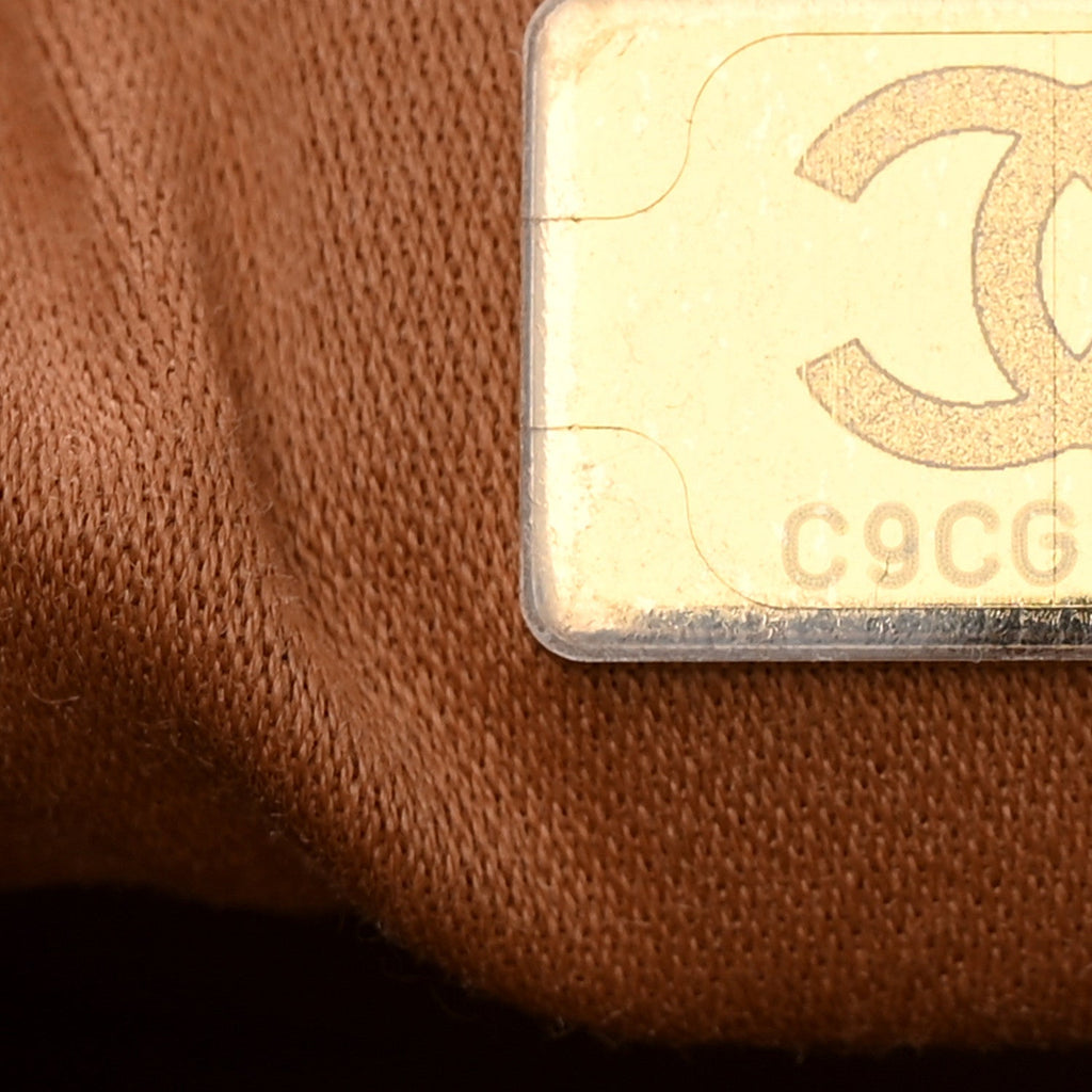 Caviar Quilted Small Chanel 25 Handbag Brown