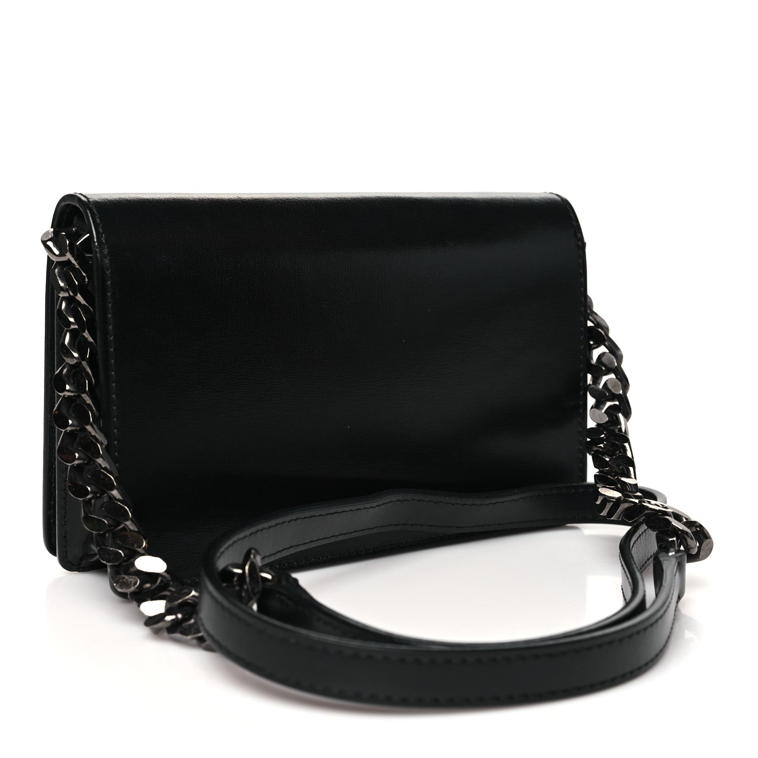 Calfskin Jitney 0.5 Crossbody Bag Black
