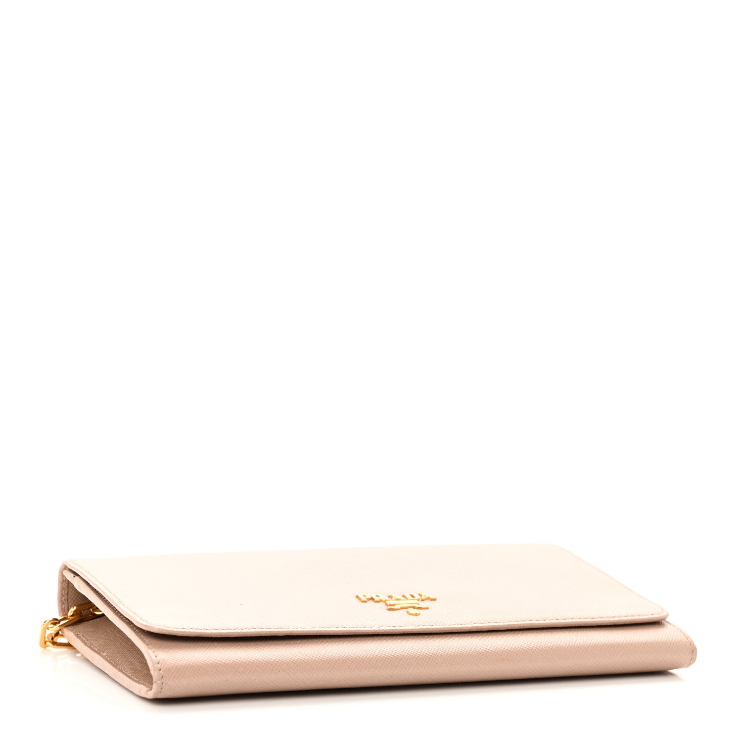 Saffiano Metal Large Chain Wallet Cammeo