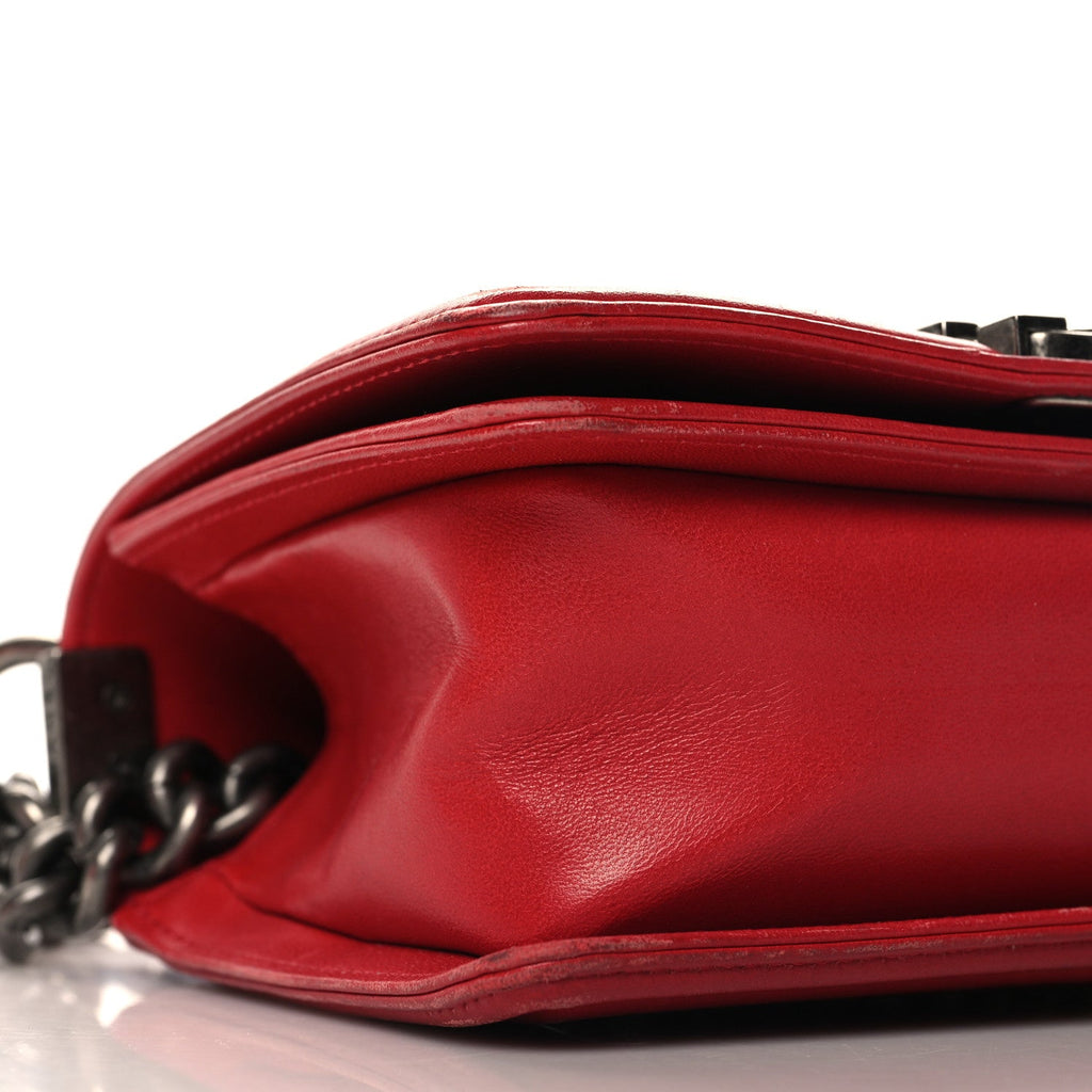 Galuchat Stingray Small Boy Flap Red