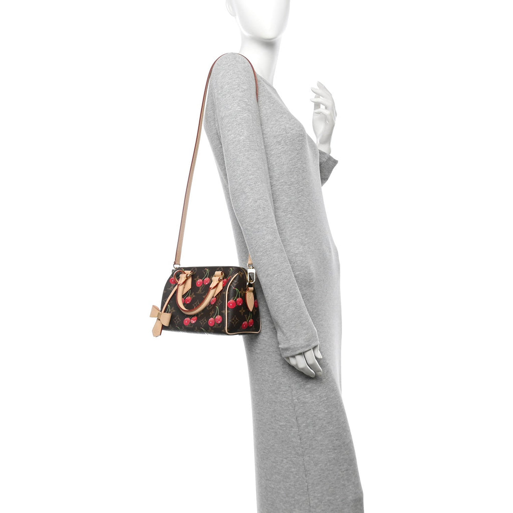 LV X TM Monogram Cerises Speedy Bandouliere 20