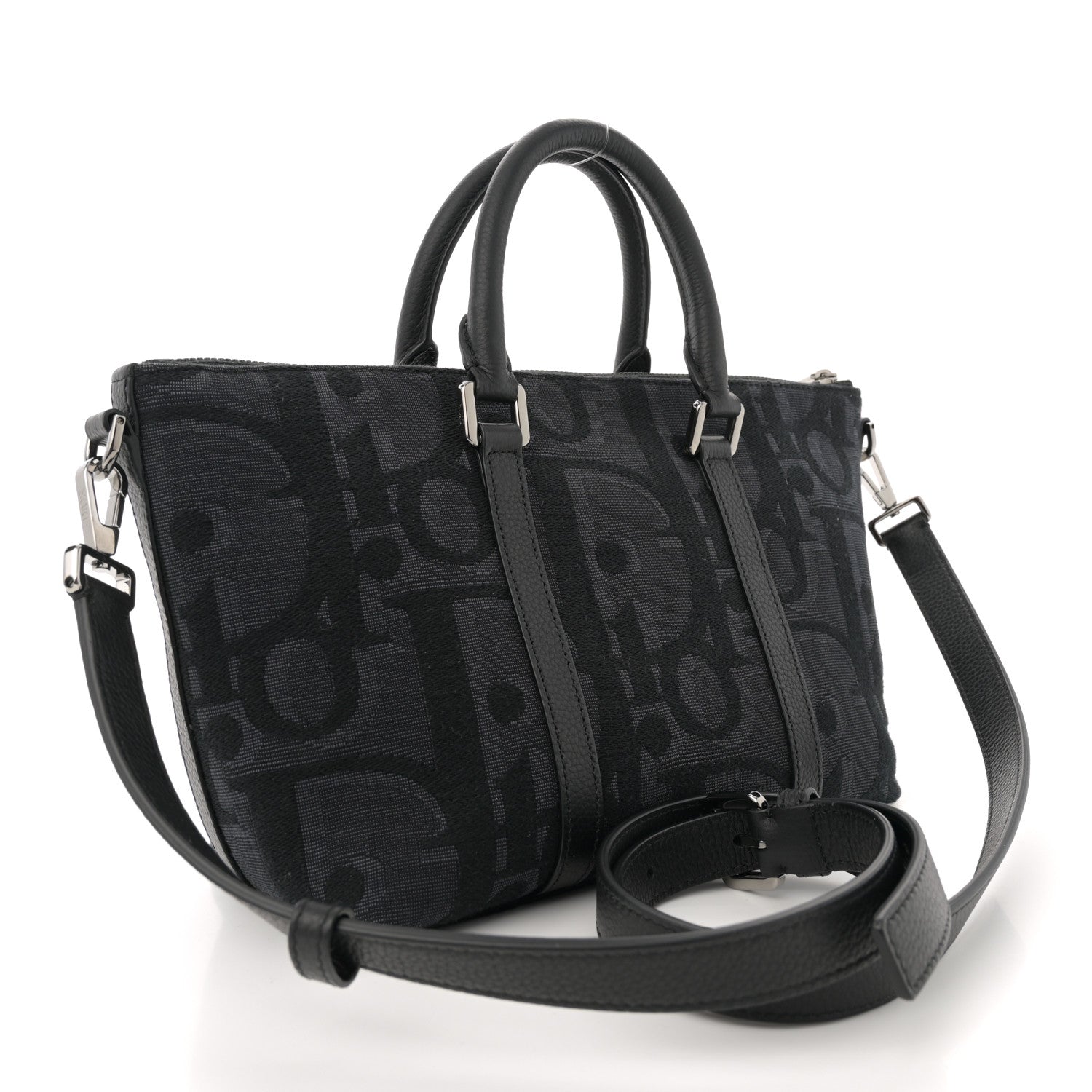 Maxi Oblique Jacquard Weekender 25 Black